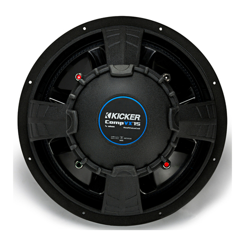 Kicker CompVX CVX10 owner's manual