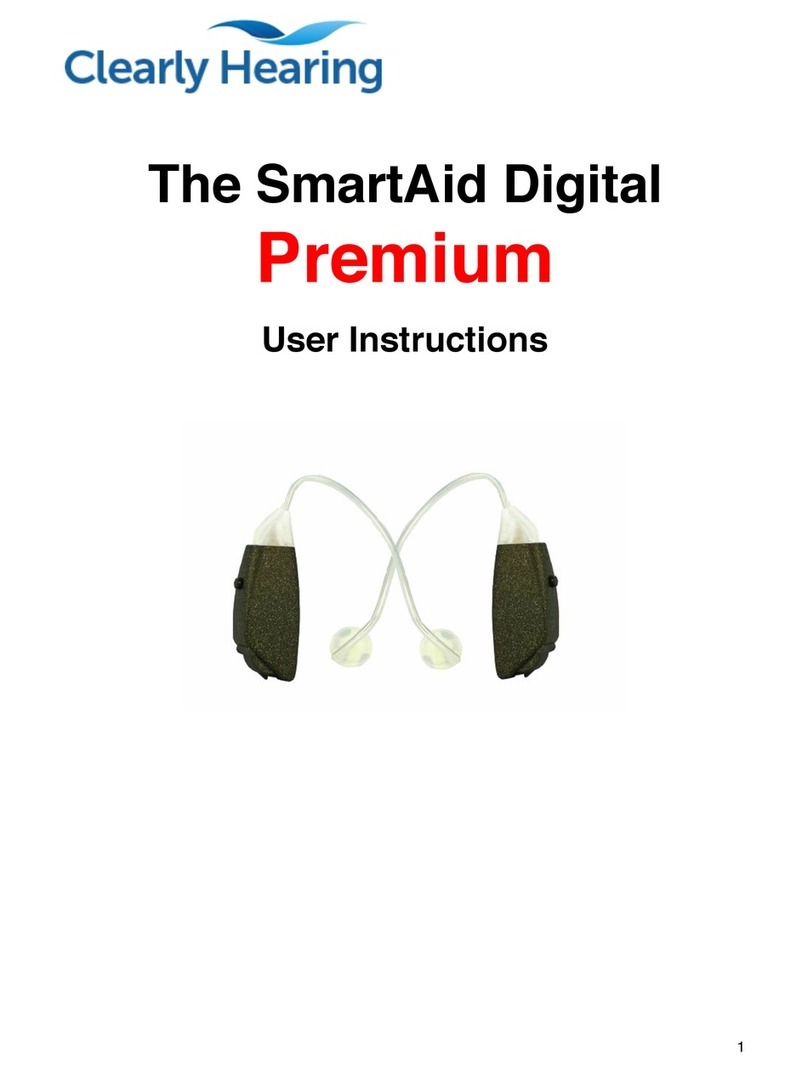 Clearly Hearing SmartAid Digital Platinum operating guide