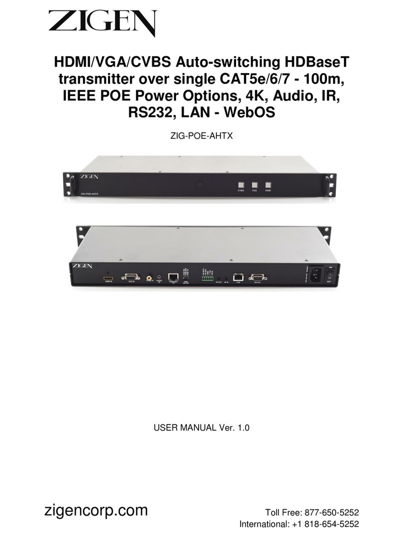 Zigen ZIG-POE-AHTX user manual