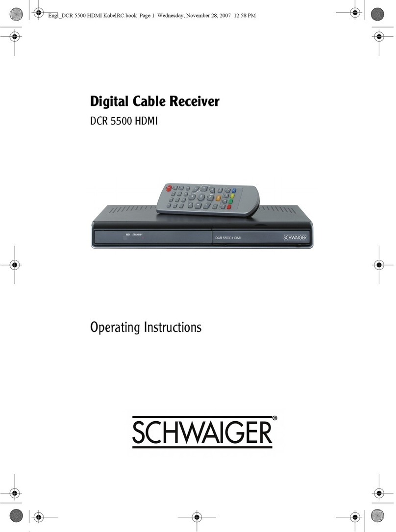 Schwaiger DCR5500HDMI User manual