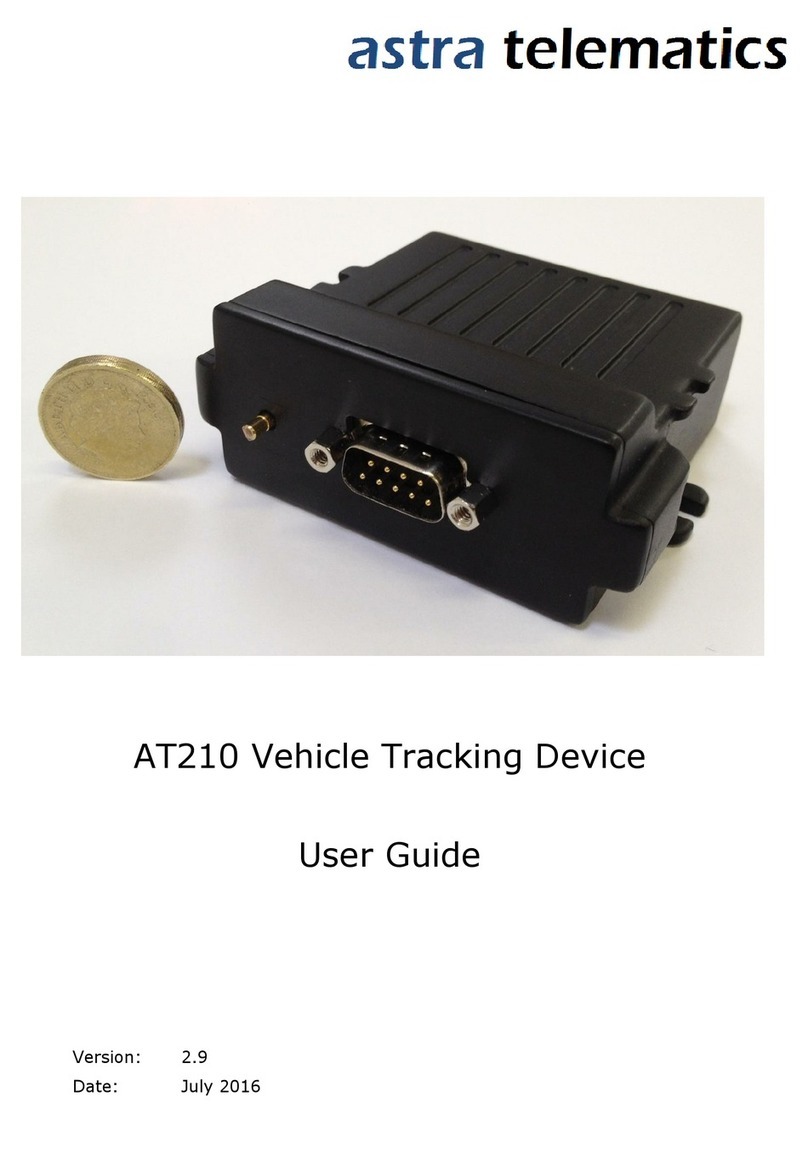 astra telematics AT210 user guide