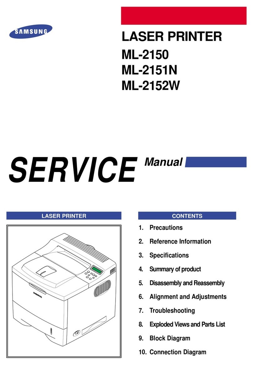 Samsung ML-2150 User manual Samsung ML-2150 User manual