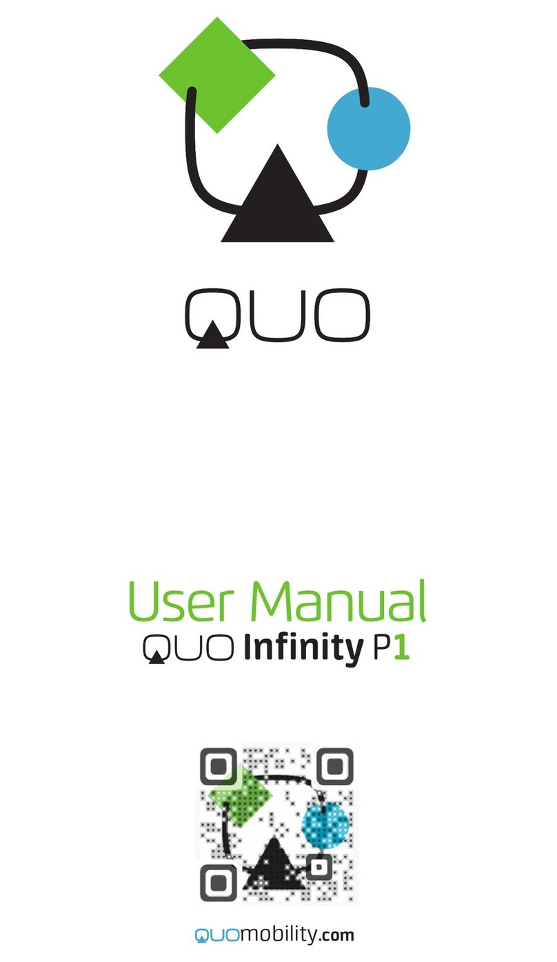 QUO INFINITY P1 User manual
