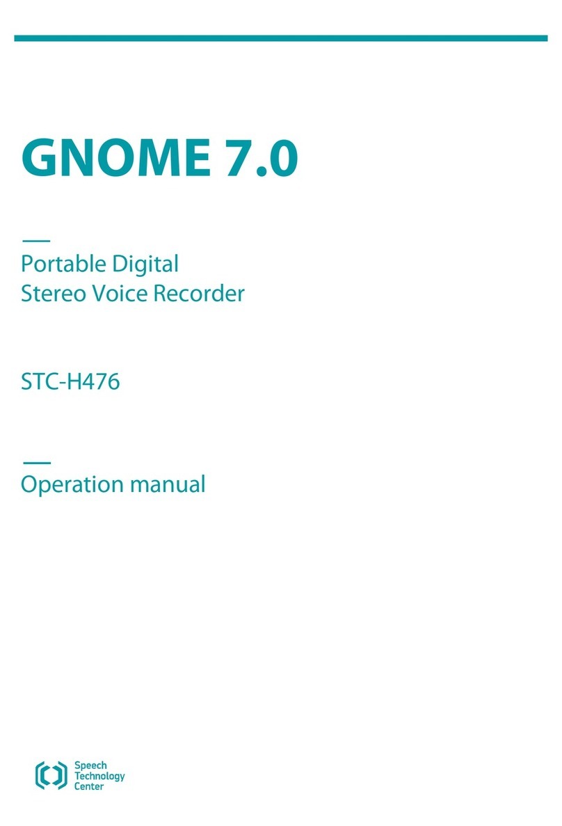 Speech Technology Center STC-H476 Operation manual