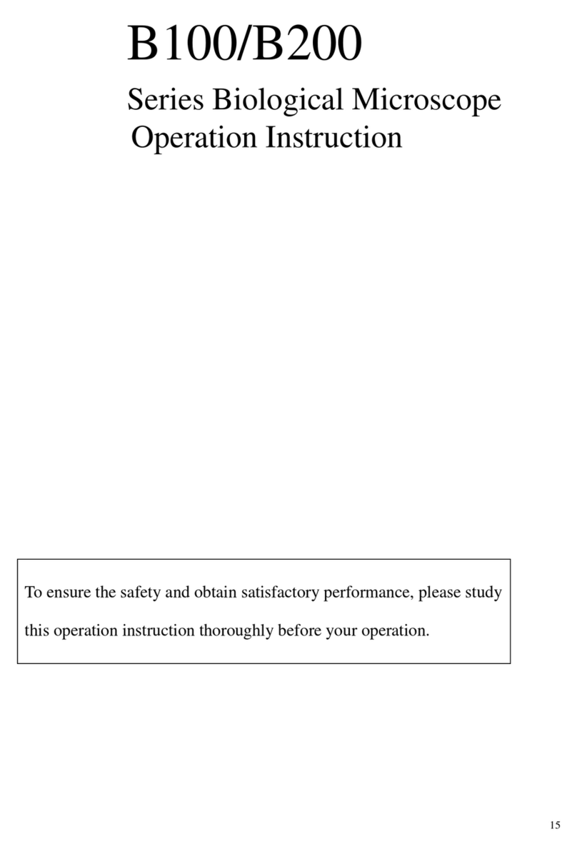 AmScope B100 operation instruction