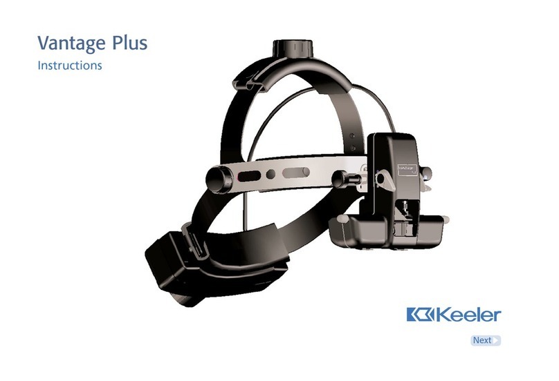 Keeler Vantage Plus instructions