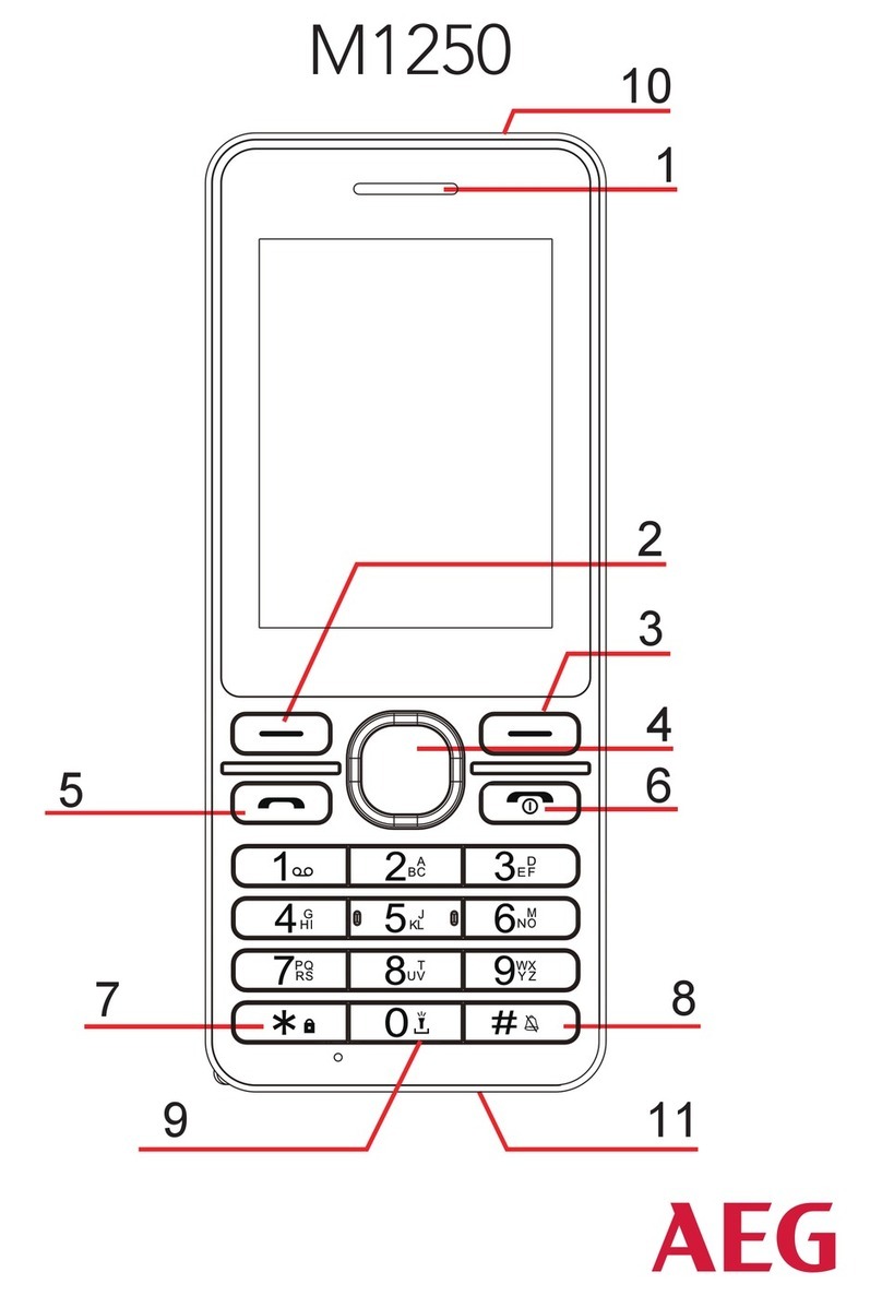 AEG M1250 User manual