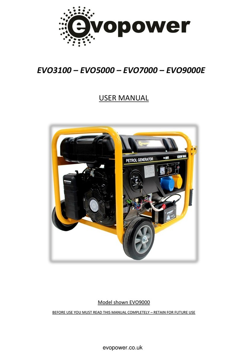 Evopower EVO3100 user manual