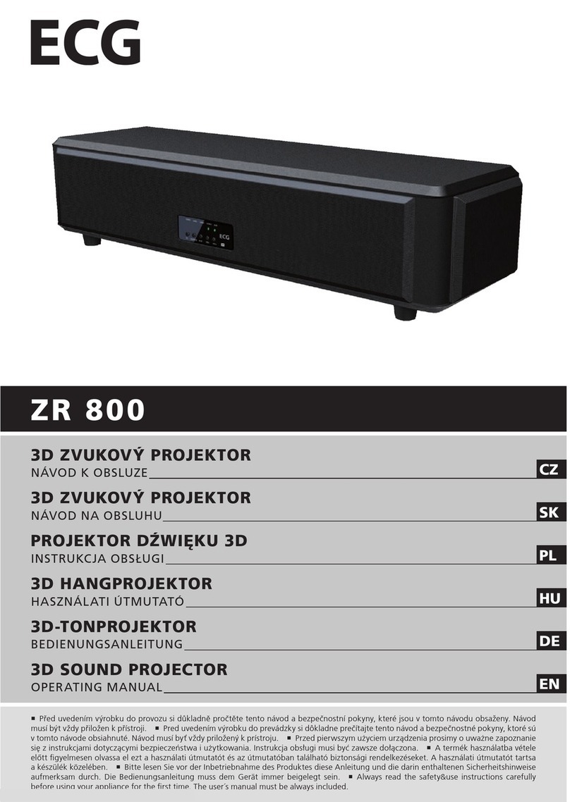 ECG ZR 800 operating manual