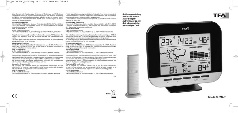 TFA CONNECT 35.1143.IT User manual