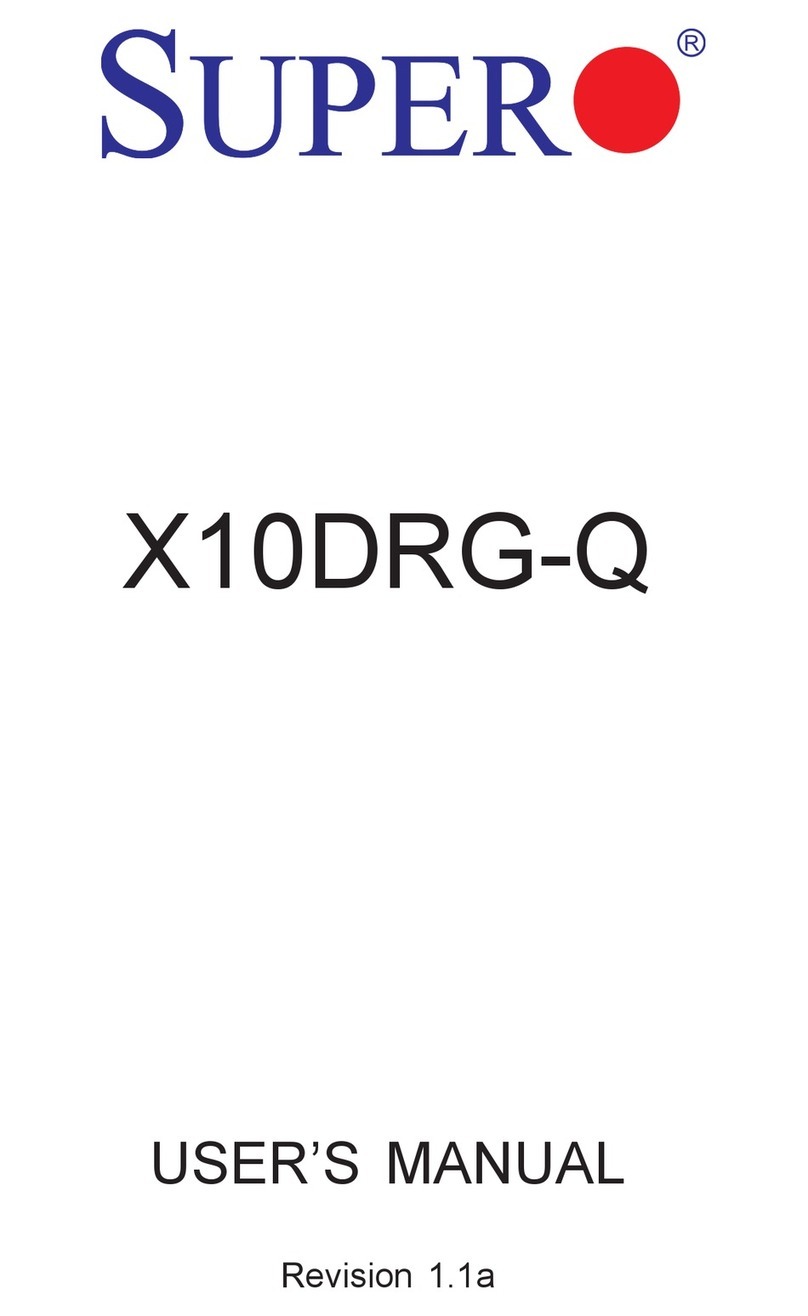 Supero X10DRG-Q User manual