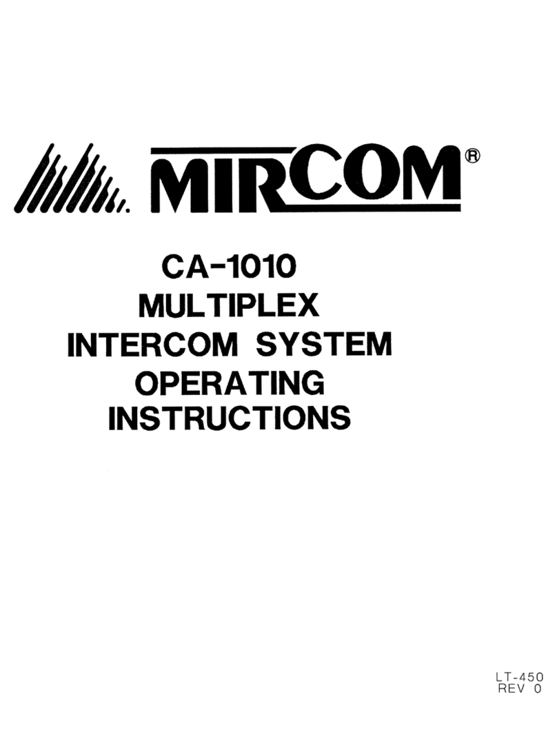 Mircom CA-1010 User manual