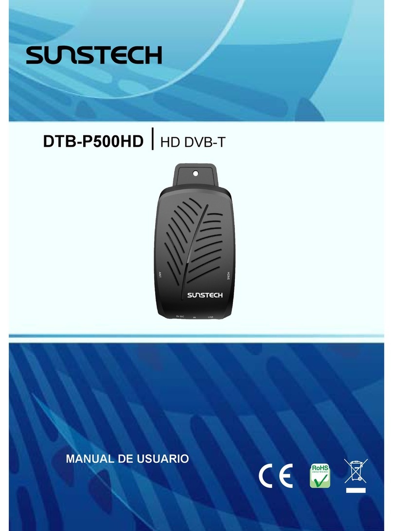 Sunstech DTB-P500HD user manual Sunstech DTB-P500HD user manual