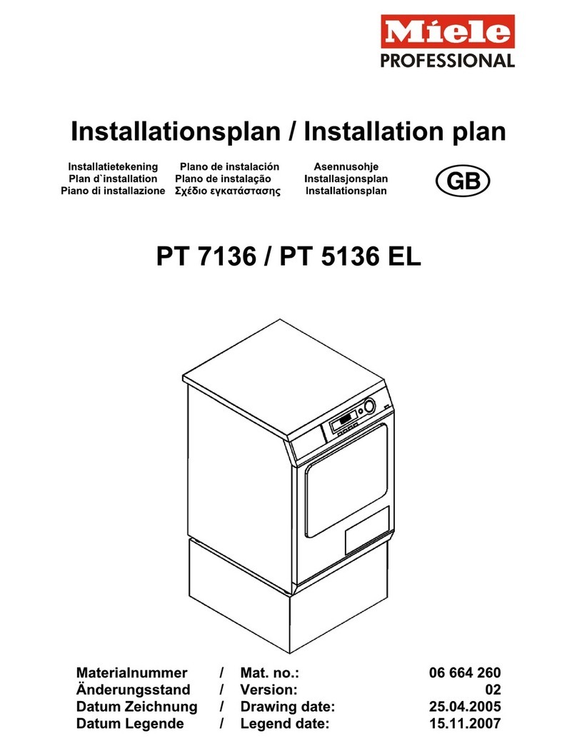 Miele PT 5136 EL User manual Miele PT 5136 EL User manual