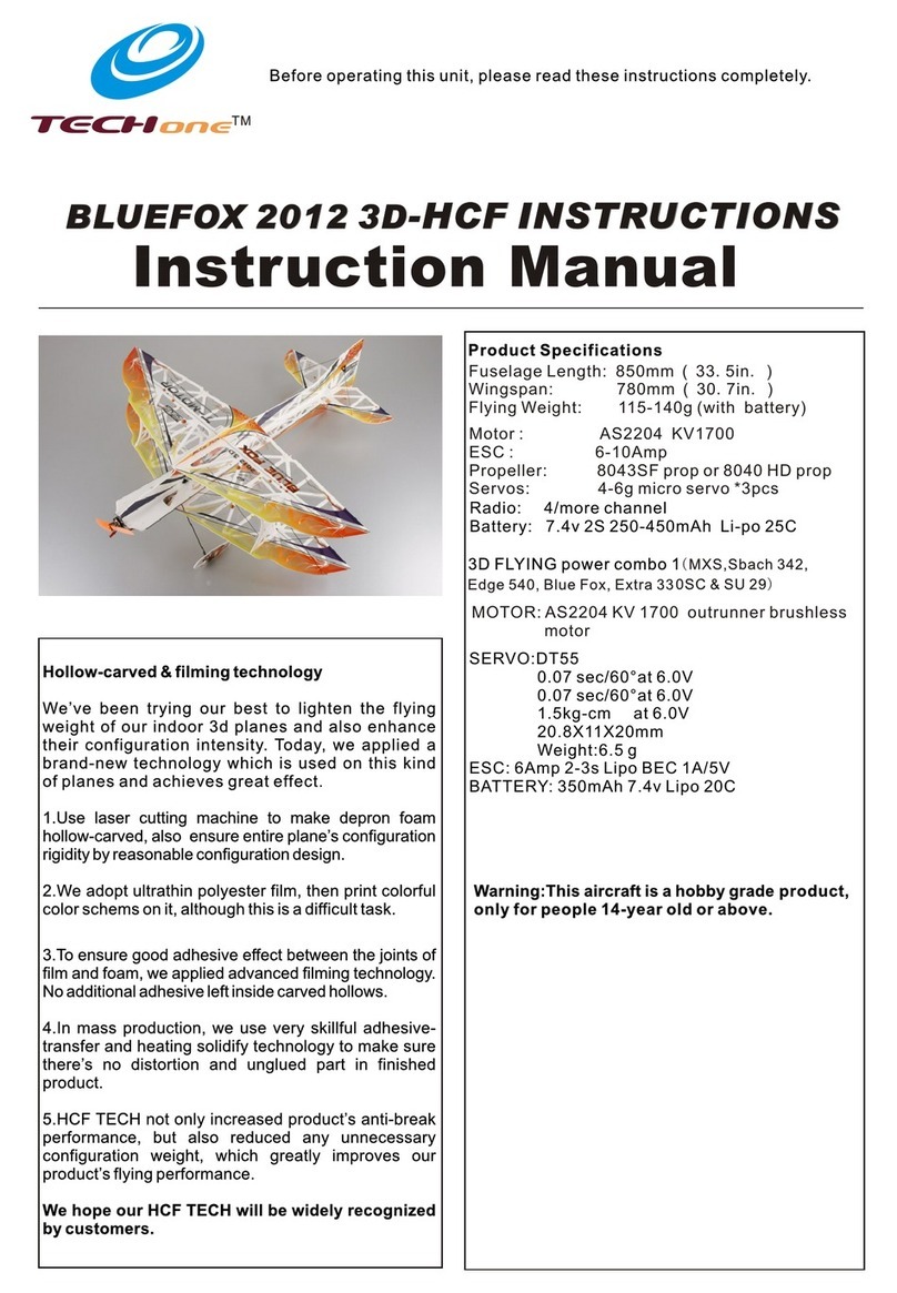 Techone BLUEFOX 2012 3D-HCF instruction manual