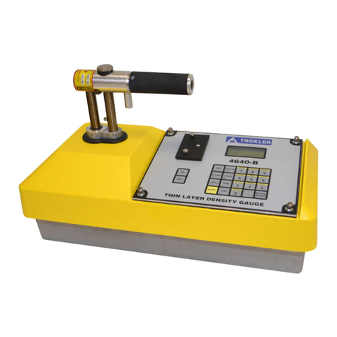 Troxler 4640-B Operation and instruction manual