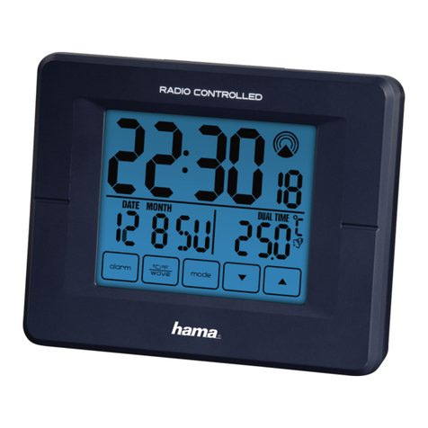 Hama Funkwecker RC800 User manual