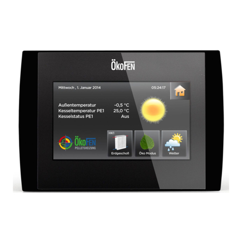 Okofen PELLETRONIC TOUCH operating manual