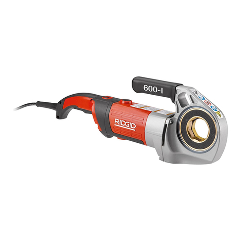 RIDGID 600-I User manual