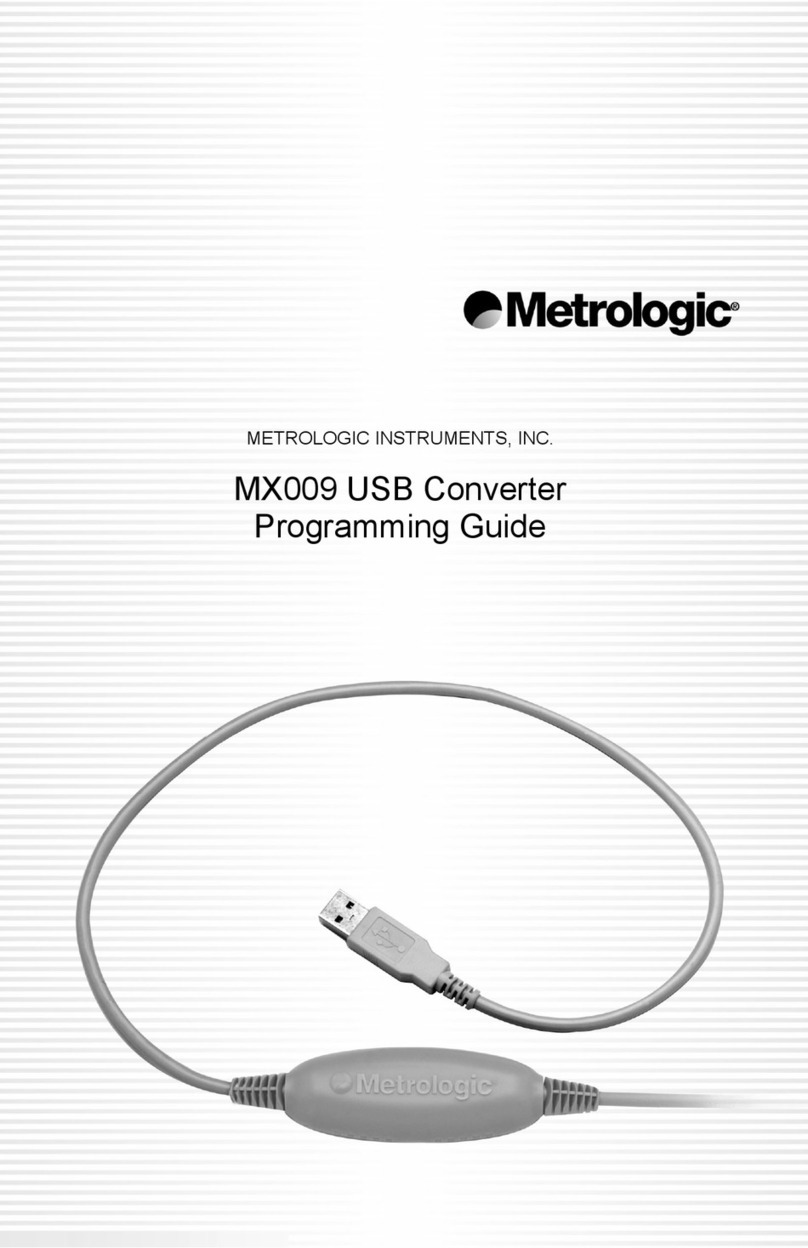 Metrologic MX009 Programming guide