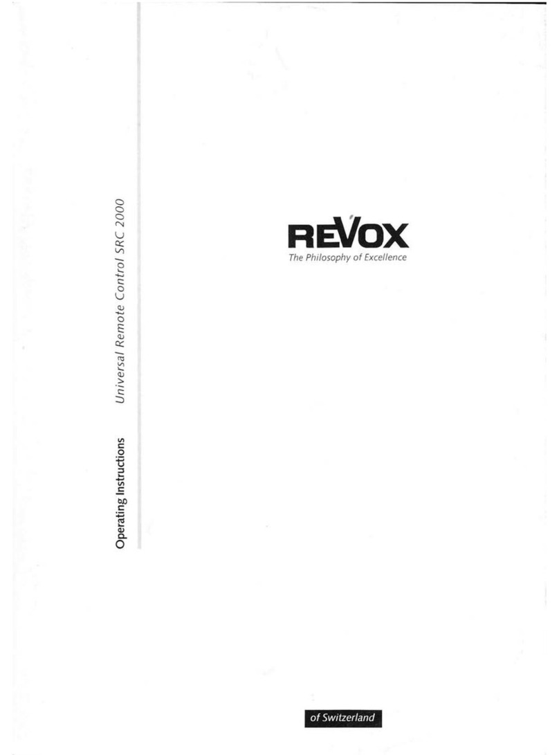 Revox SRC-2000 User manual