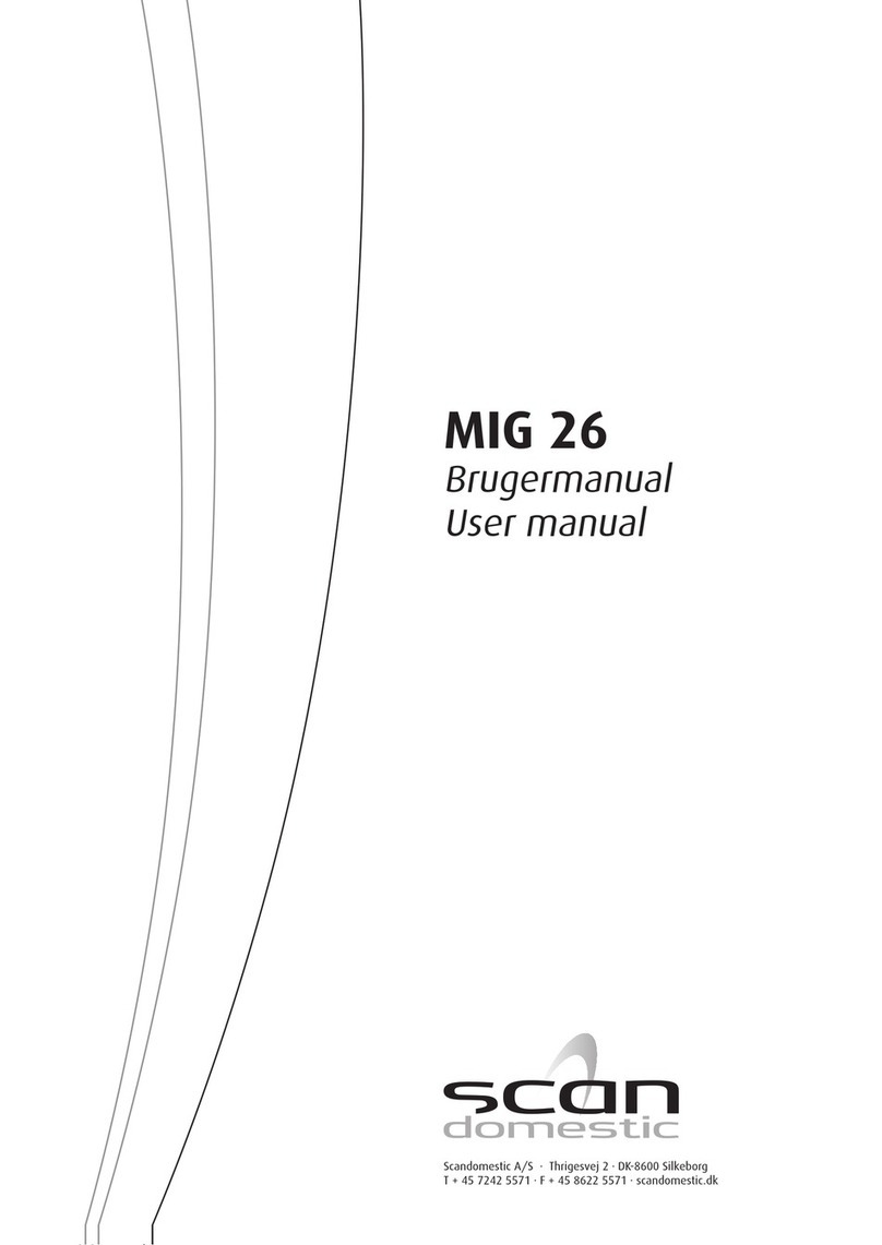 Scandomestic MIG 26 user manual