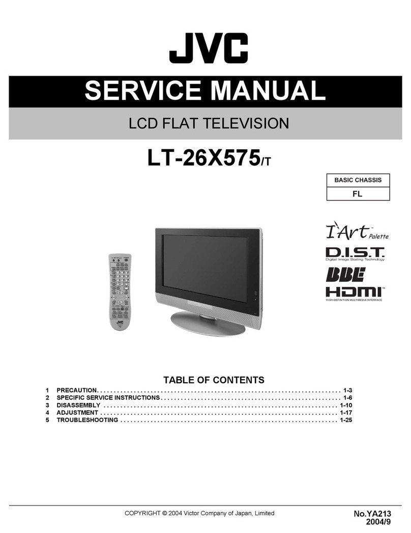 JVC LT-26X575/T User manual
