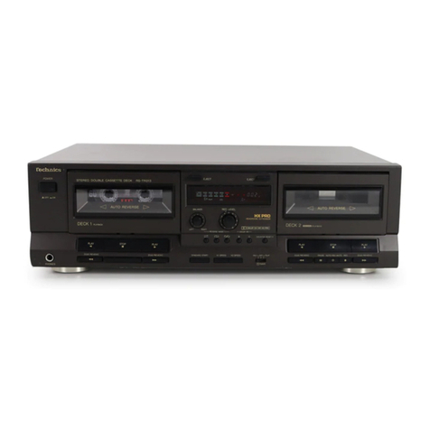 Technics RS-TR313 User manual