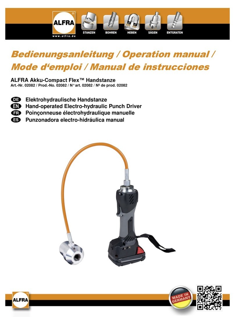 ALFRA Akku-Compact Flex Operation manual