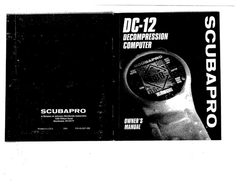 SCUBAPRO-UWATEC DC-12 User manual SCUBAPRO-UWATEC DC-12 User manual