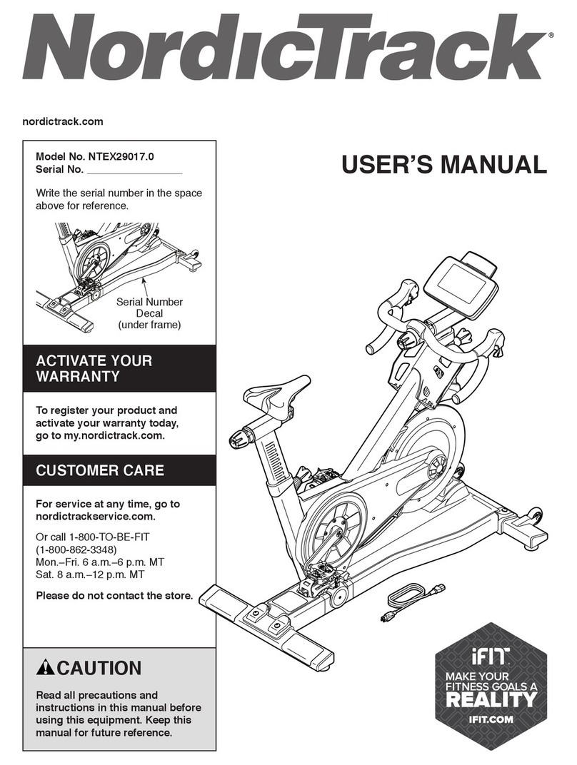 NordicTrack NTEX29017.0 User manual