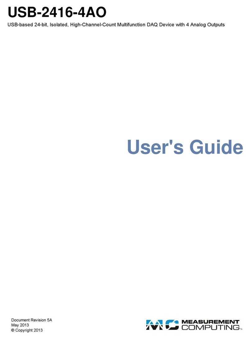 Measurement Computing USB-2416-4AO User manual