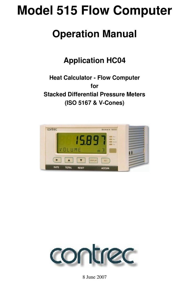 Contrec 515 Operation manual