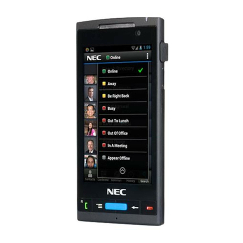 NEC G966 Basic user's guide