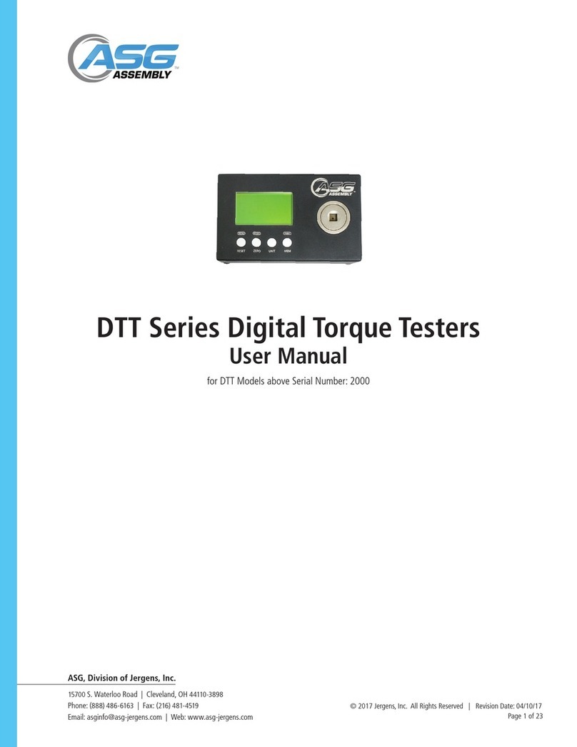 ASG DTT-5 User manual