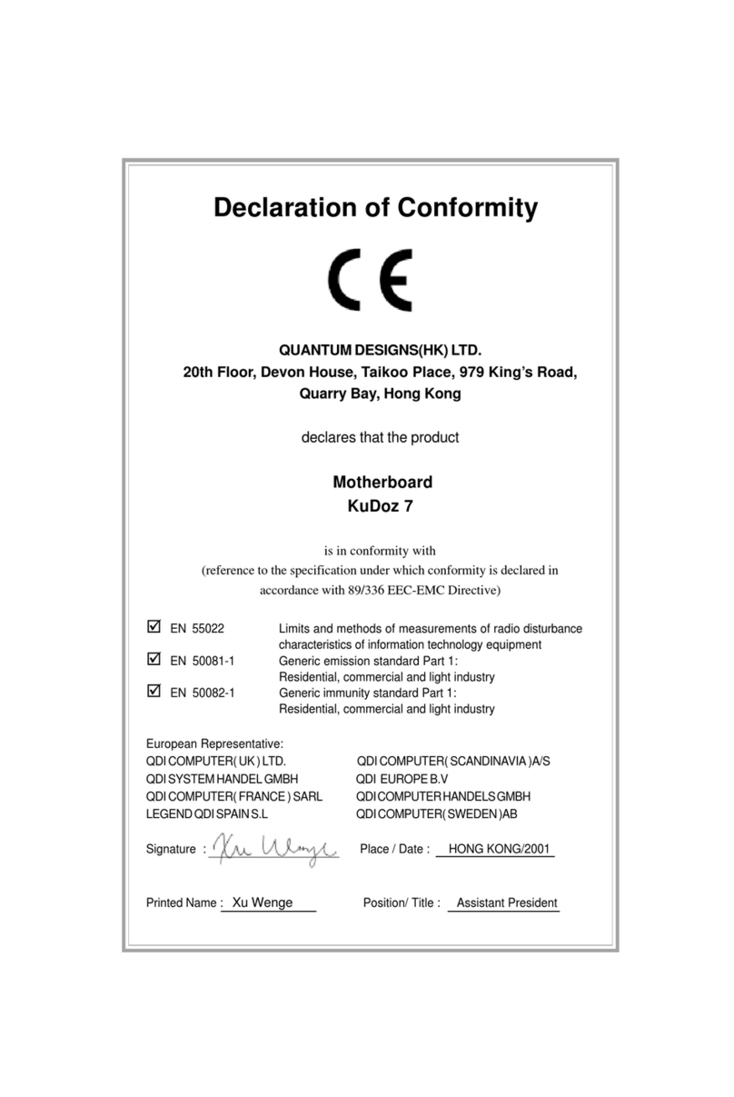 Quantum KuDoz 7 series User manual