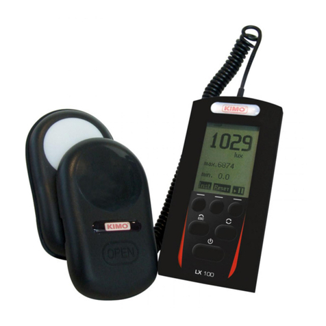 Kimo Luxmeter LX 100 User manual