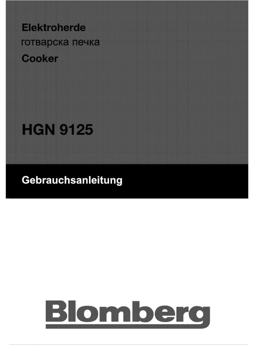 Blomberg HGN 9125 user manual