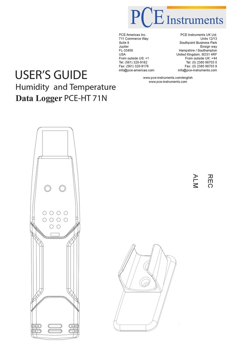 PCE Instruments PCE-HT 71N User manual PCE Instruments PCE-HT 71N User manual