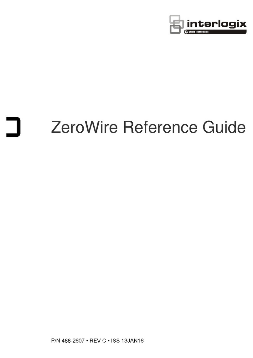 Interlogix ZeroWire reference guide