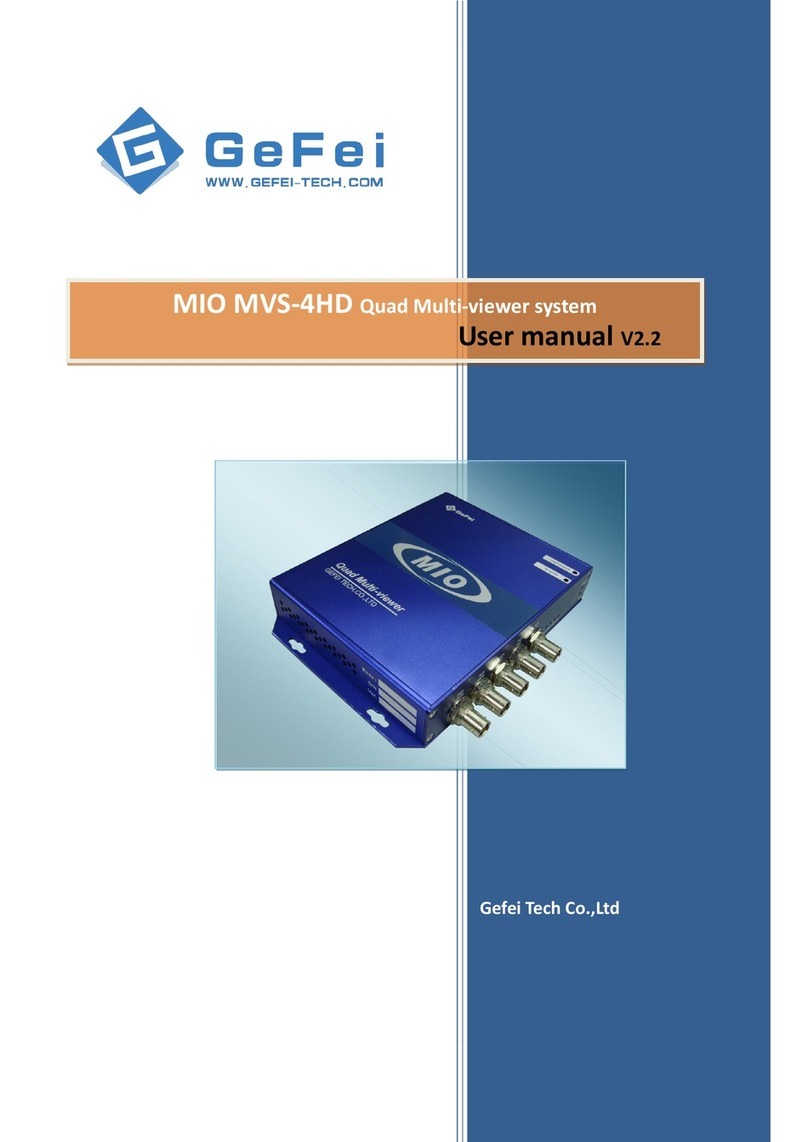 Gefei MIO MVS - 4 HD user manual