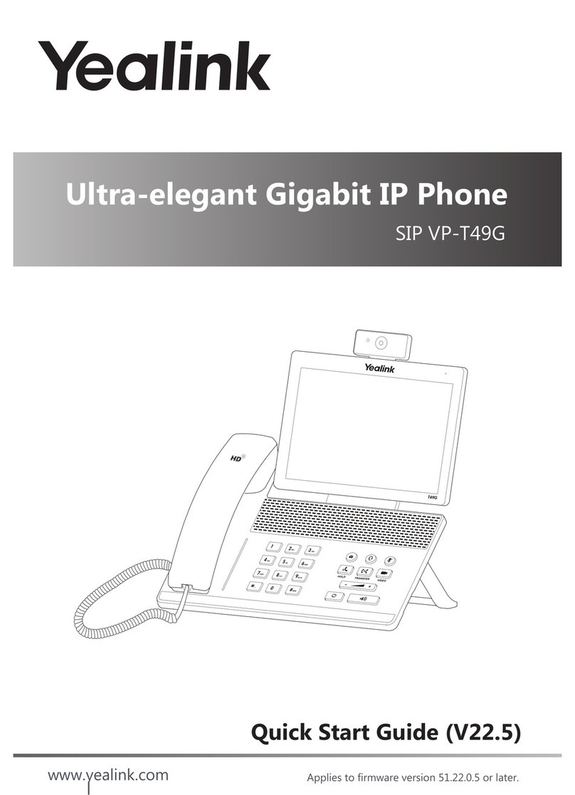 Yealink SIP VP-T49G User manual