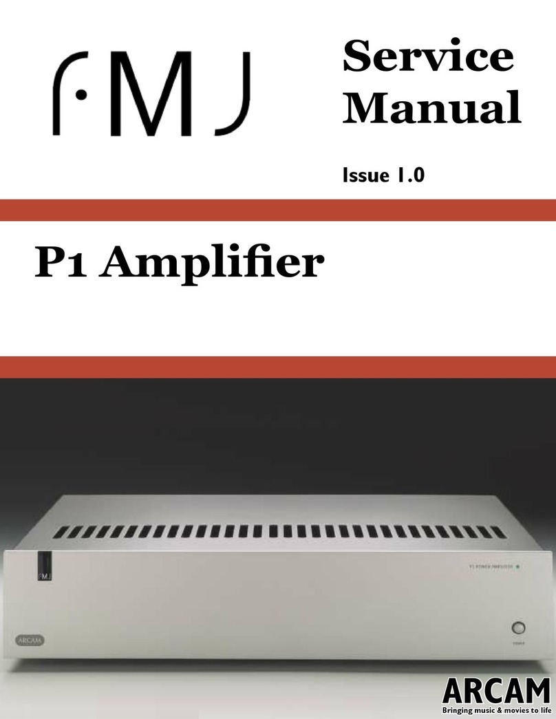Arcam P1 User manual