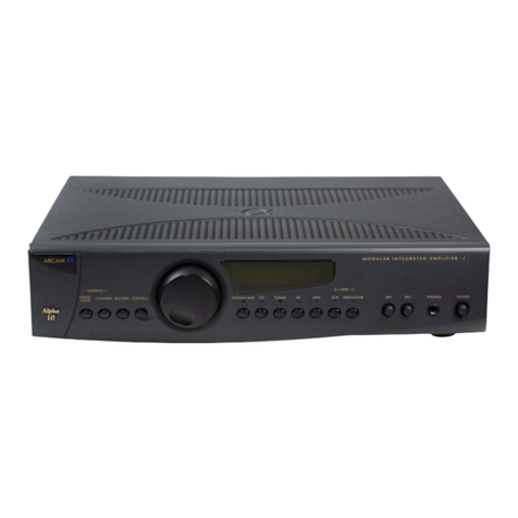 Arcam Alpha 10P User manual