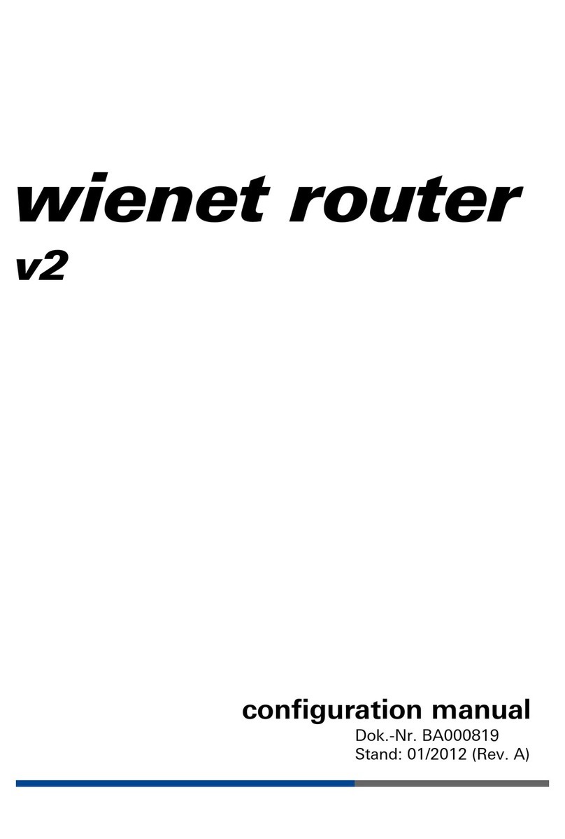 Wieland wienet router v2 Instruction sheet