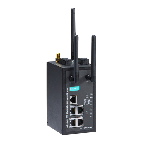 Moxa Technologies WDR-3124A User manual