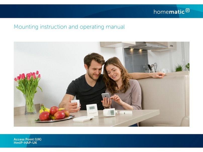 HomeMatic HmIP-HAP-UK Mounting instruction and operating manual