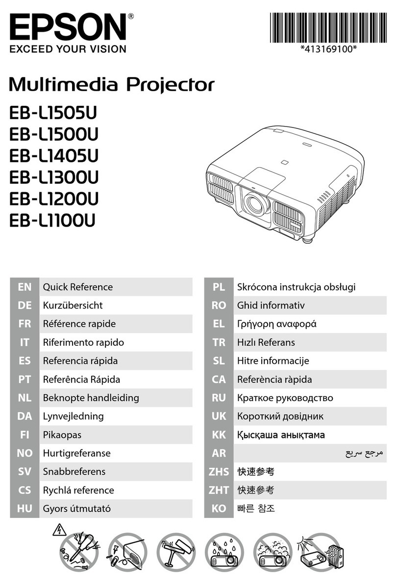 Epson EB-L1505U User manual