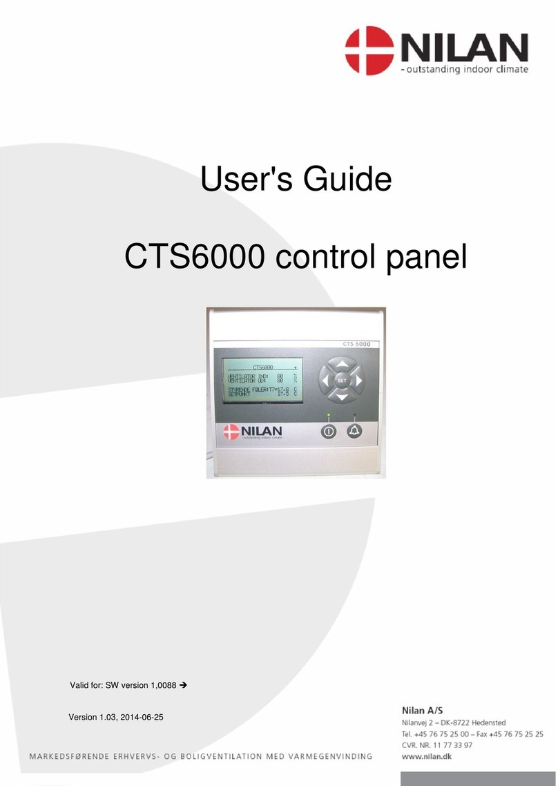 nilan CTS6000 user guide