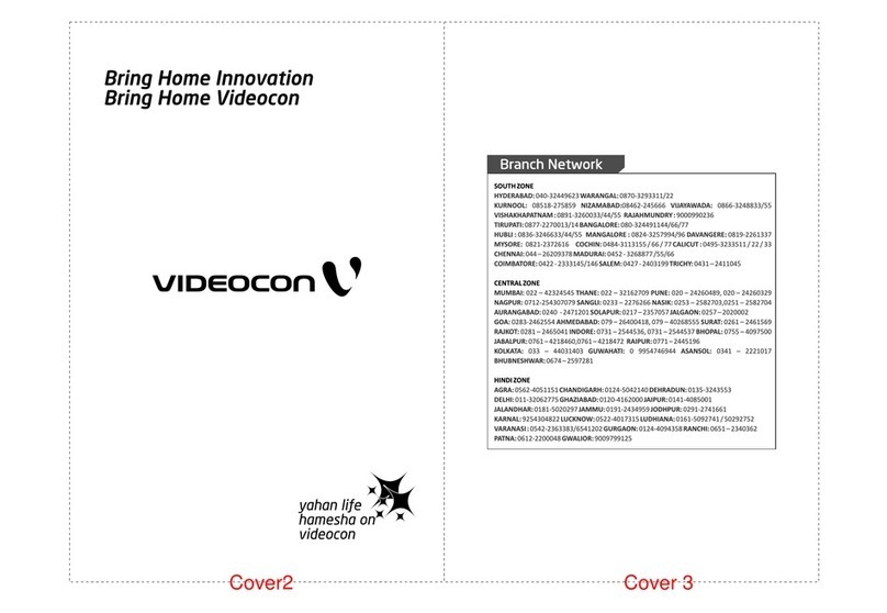 Videocon NANO-1BST-2CST User manual